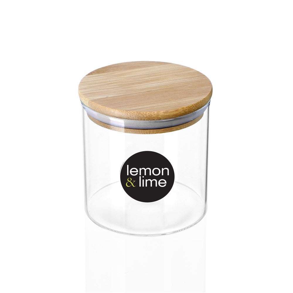 Camden Glass Jar Bamboo Lid 610ML