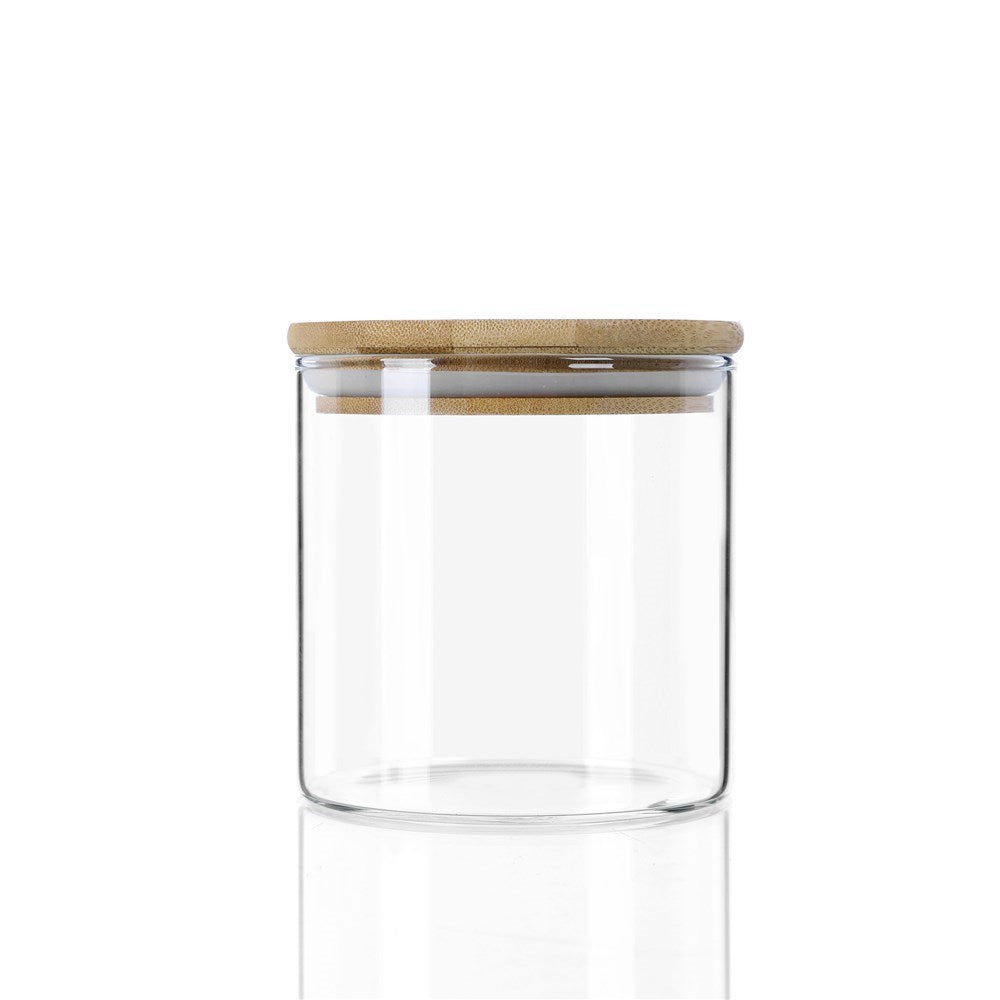 Camden Glass Jar Bamboo Lid 610ML