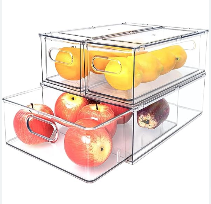 Crystal Stackable Slim Drawer