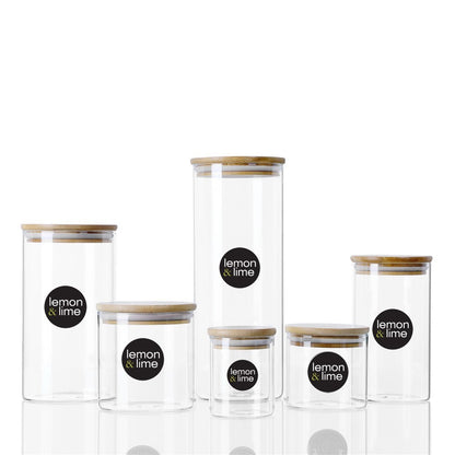 Camden Glass Jar Bamboo Lid 200ml